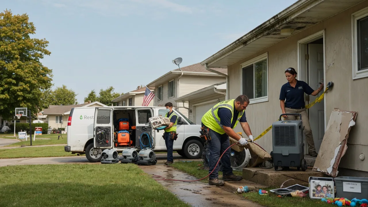 Water Damage Restoration in Bulpitt, IL near me
